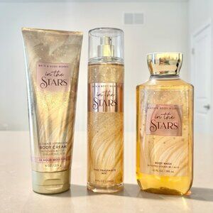 3-Piece Bath & Body Works In the Stars Bundle Body Wash Cream Mist